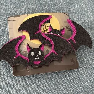 Kids Bat Costume with Pink and Black Wings